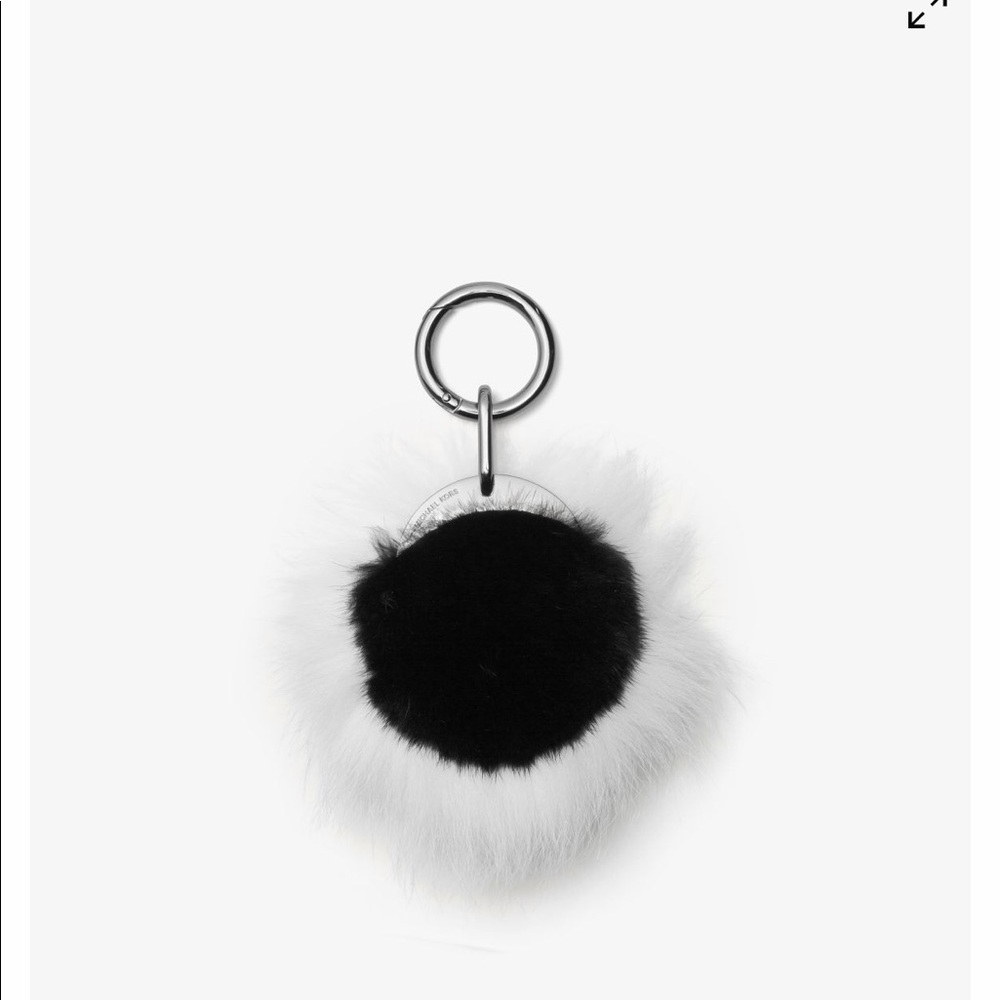 Michael kors PomPom keychain